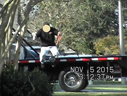Person Jumping Off a Truck