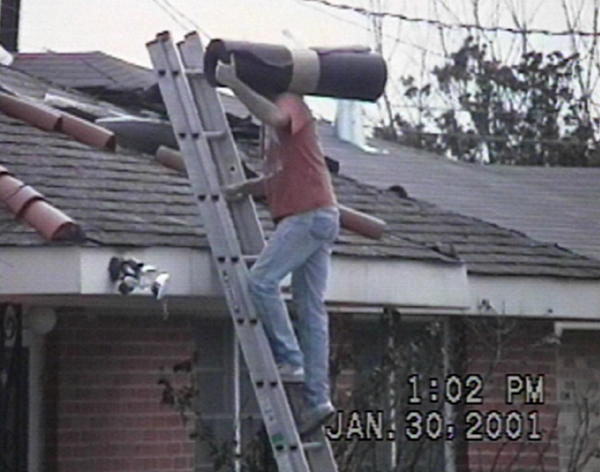 Person Working on the Roof