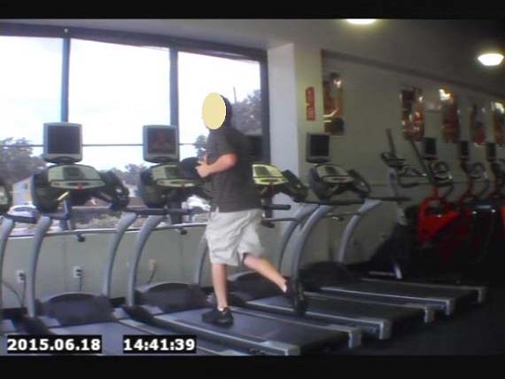 Person Jogging on Treadmill 