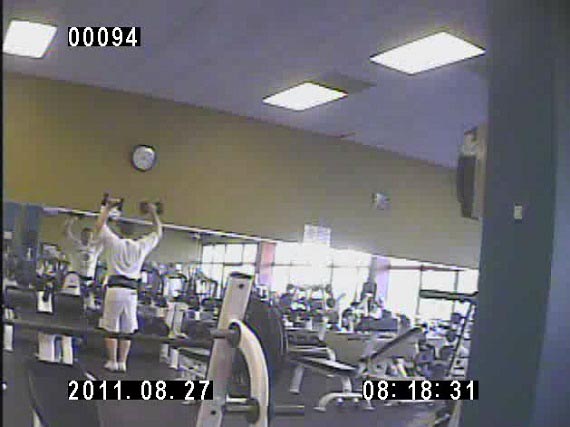 Person at the Gym